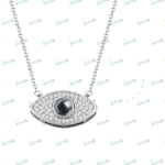 Evil Eye Projection Necklace Custom Photo Necklace