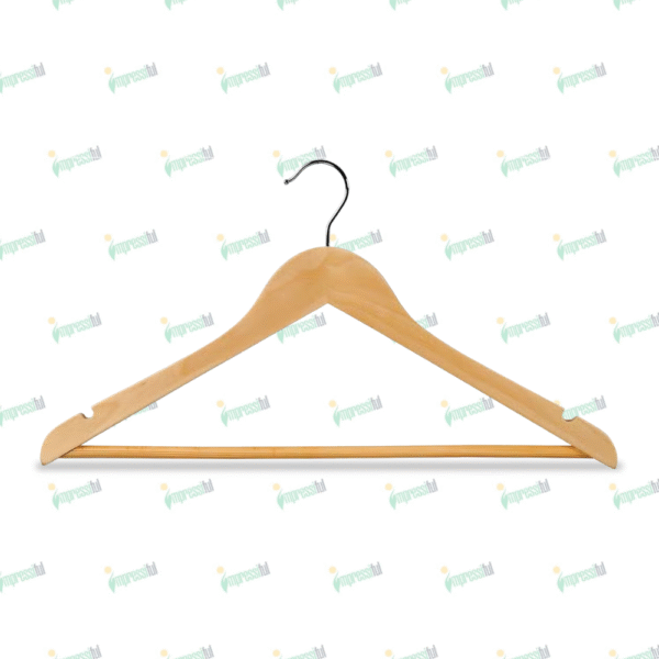 Elegant Wooden Hangers (Set of 6) – Durable & Stylish