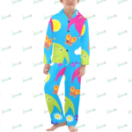 Big Boys' V-Neck Long Pajama Set (Sets 02)
