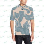 Men's All Over Print Polo Shirt (T55)