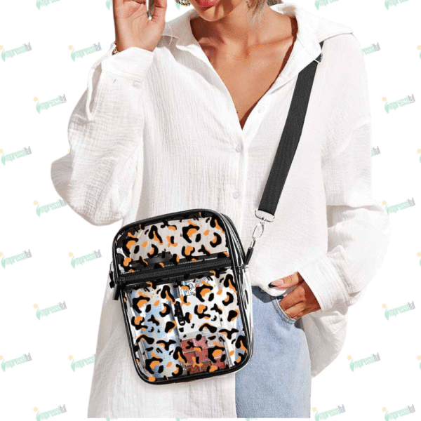 Transparent crossbody bag