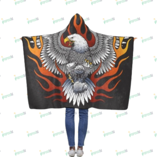 Flannel Hooded Blanket 40"x50"