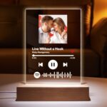 Custom Scannable Code Acrylic Music Song Plaque Night Light - Image 4
