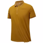 Classic Zipper Polo Shirt - Image 3