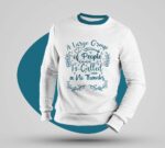 Multicolored "Imma Pray For You" Graphic Full-Sleeve Sweatshirt - Image 2