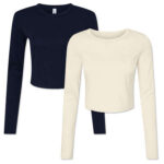 Cozy & Cool Long Sleeve Crop Top - Image 4