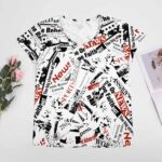 V-neck short sleeve T-shirt - Image 3