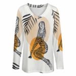 Women's Long sleeve loose tee - Image 3