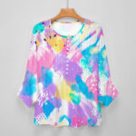 Women's ruffled petal sleeve top - Image 2