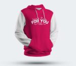 Multicolor Full-Sleeve Hoodie - "Imma Pray For You" Bold Graphic