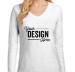 Classic Comfort Long Sleeve V-Neck T-Shirt - Image 3