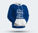 Multicolor Full Sleeve Hoodie – "Stop Petting My Peeves" - Image 2