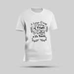 White T-Shirt - "A Large Group of People is Called a No Thanks"