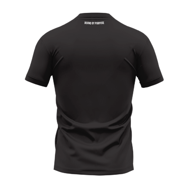Black Round-Neck T-Shirt - "Unstoppable Together"