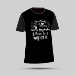 "It's Way Too Peopley Outside" Multicolor Round Neck T-Shirt