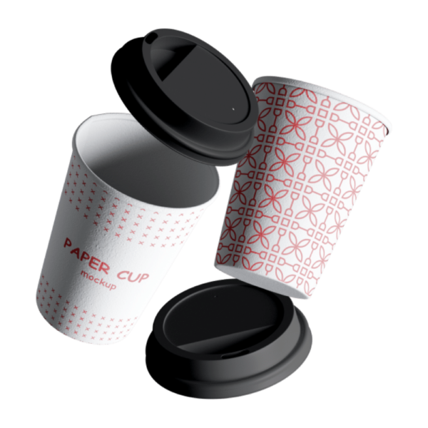 Single Wall Paper Cup with Lid
