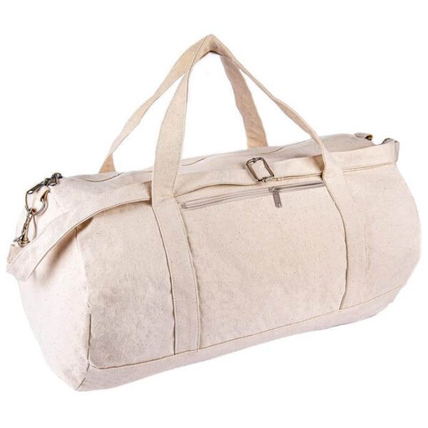 Recycled Cotton Duffel Gym Bag