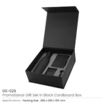 Promotional Gift Sets in Black Cardboard Gift Box - Image 2