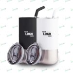 Insulated Tumbler with Reusable Straw