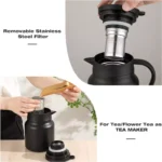 Arabic Tea & Coffee Pot with Cups Set 1000 ml – Ramdan Gifts - Image 6