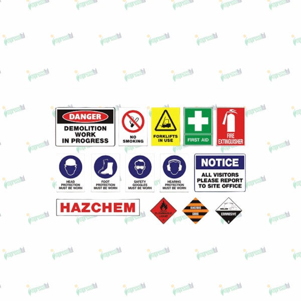 Workplace Safety Labels