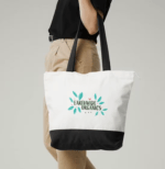 Personalised Zipper Cotton Tote Bag | Corporate Gifts & Giveaways - Image 5