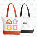 Customised Zipper Cotton Tote Bag