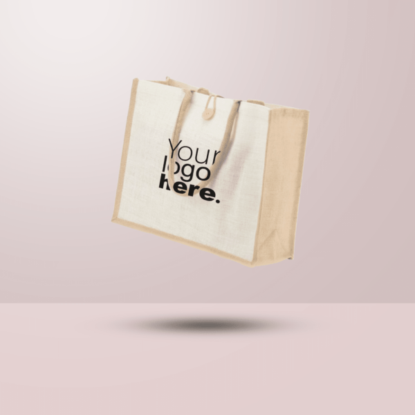 Canvas Jute Bag with Button