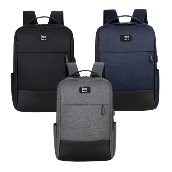 Crypto Leather & Fabric Backpack
