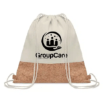 Cotton & Jute Drawstring Bag - Image 6