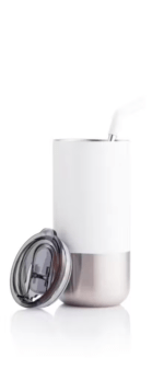 Insulated Tumbler with Reusable Straw - Image 3