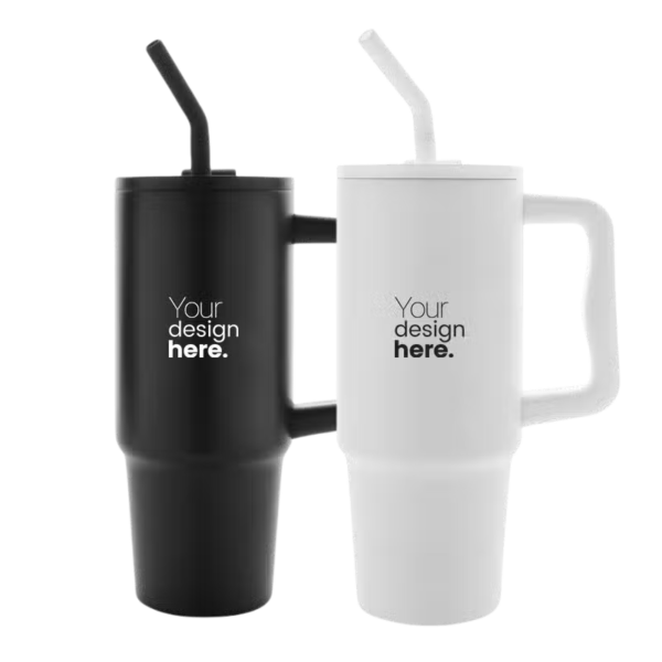 BERN Recycled Tumbler with Straw