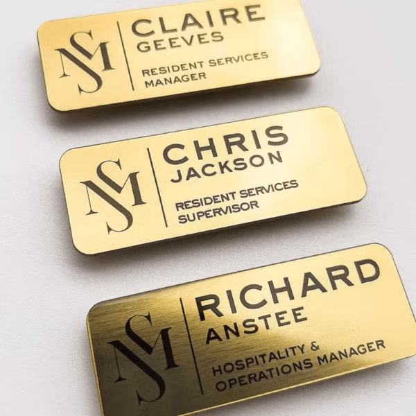 Metal Name Badges