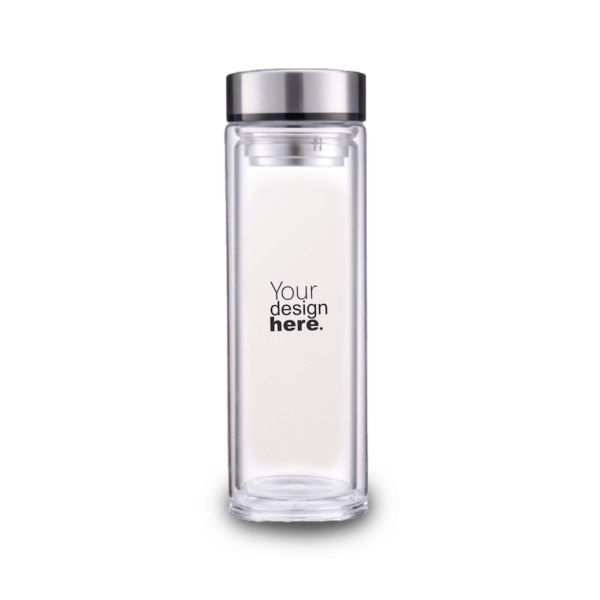 Insulated Glass Bottle with Filter