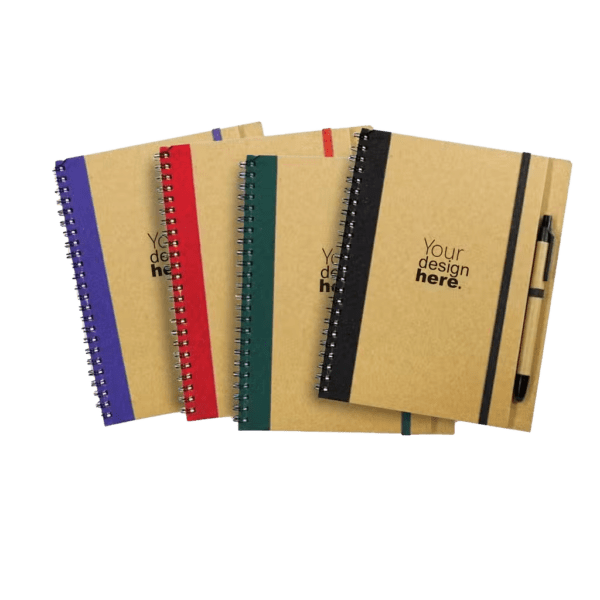 Recycled A5 Notebook with Pen