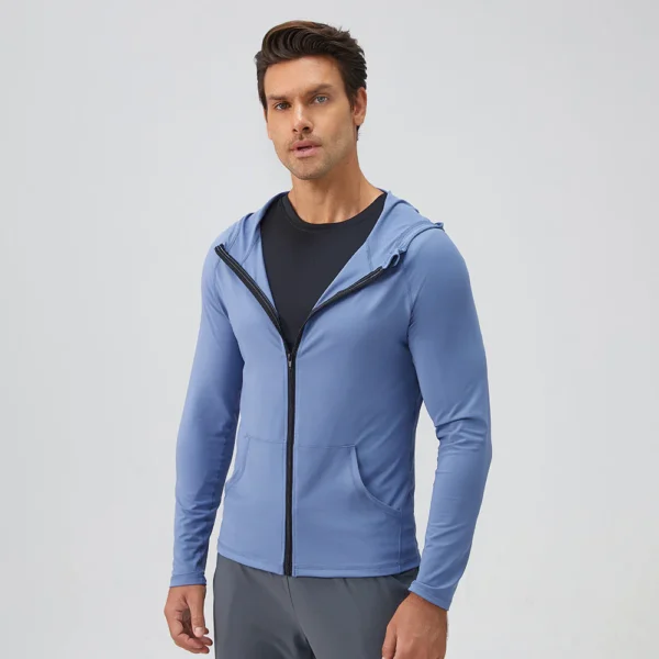 Men's Stand Collar Fitness Training Jacket