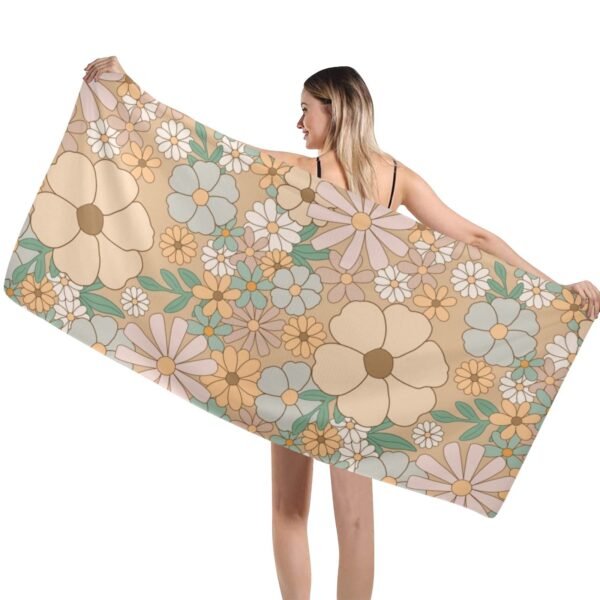 Floral Printed Beach Towel 29"x58"