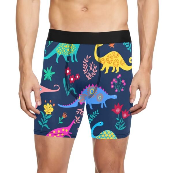 All Printing Men's Long Leg Boxer Briefs (L67)