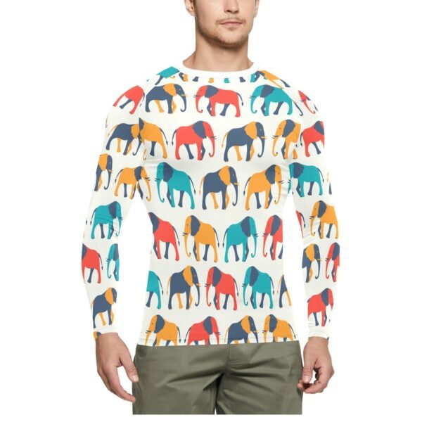Men's Long Sleeve Swim Shirt (S39)