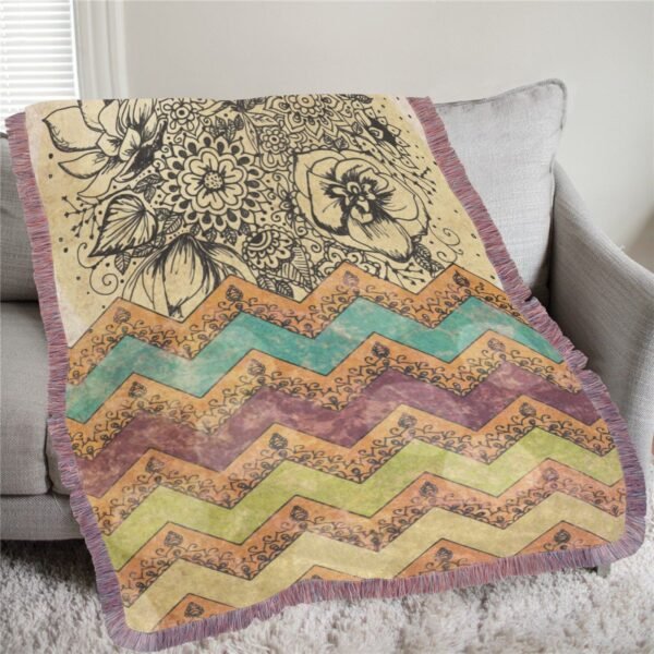 Ultra-Soft Mixed Pink Fringe Blanket 60x80 inch