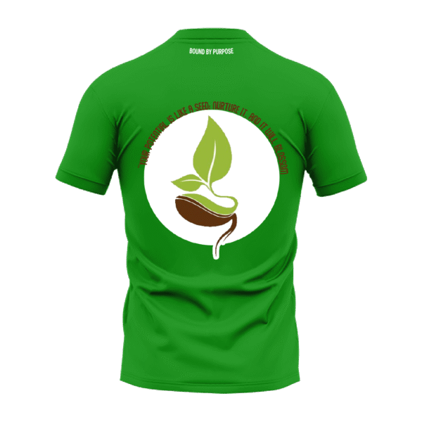 Green Round Neck T-Shirt - "Your Potential is a Seed"