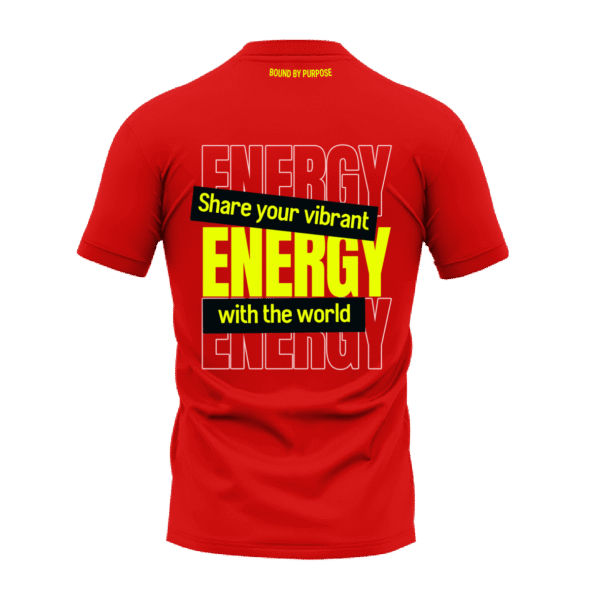 Bound By Purpose Red Round Neck T-Shirt Unisex