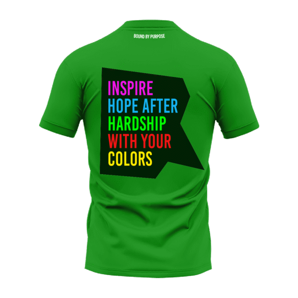 Bound By Purpose Green Round Neck T-Shirt