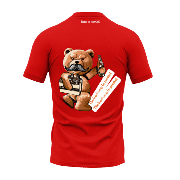 Red Round Neck T-shirt - "The Best Way to Predict