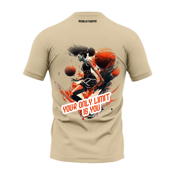 Grey Round Neck T-Shirt - "YOUR ONLY LIMIT IS YOU"