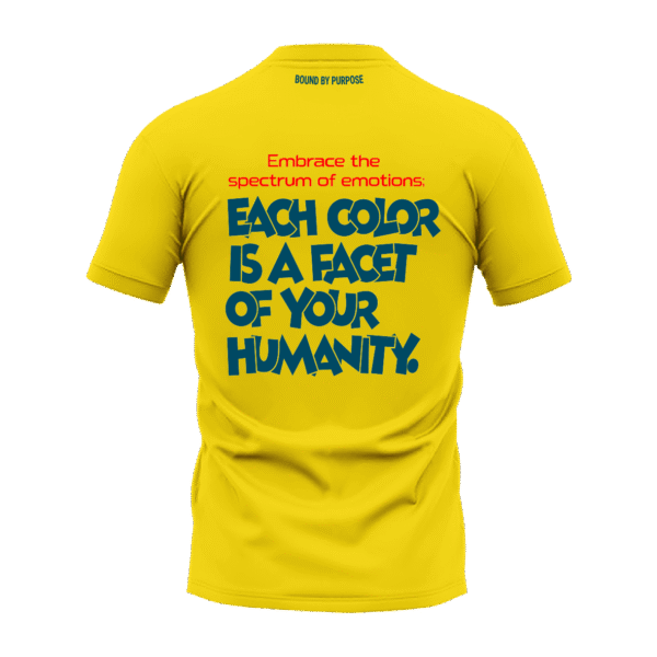 "Embrace the Spectrum" Inspirational Grey Round Neck T-Shirt