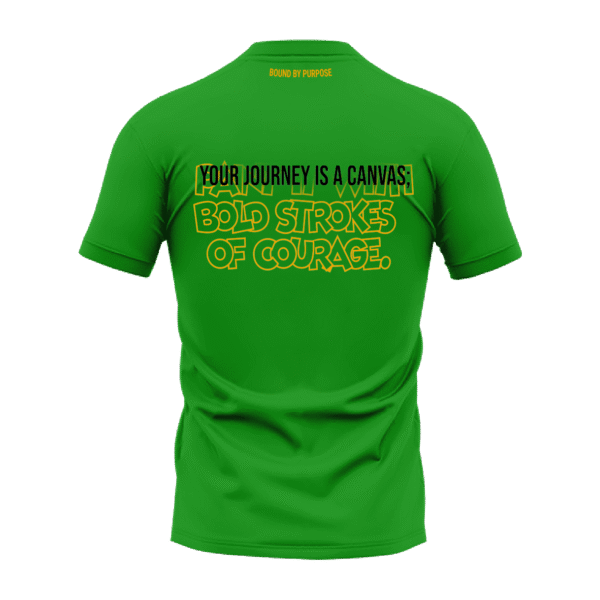 Bold Journey Canvas Graphic T-Shirt – Green