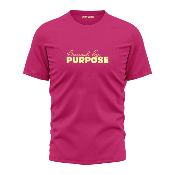 Blue Round Neck T-Shirt - "Spark a Revolution of Positivity"