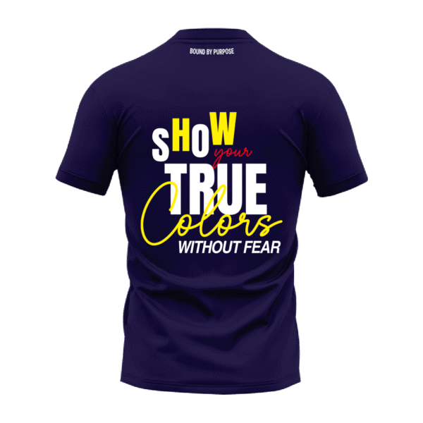 True Colors Blue Round Neck T-Shirt