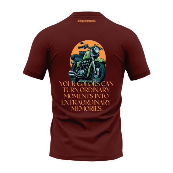 Brown Round Neck T-Shirt - "Your Colors Can Turn Ordinary Moments into Extraordinary Memories"